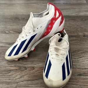 adidas Kids crazy fast Soccer Cleats with Navy and Red Accents